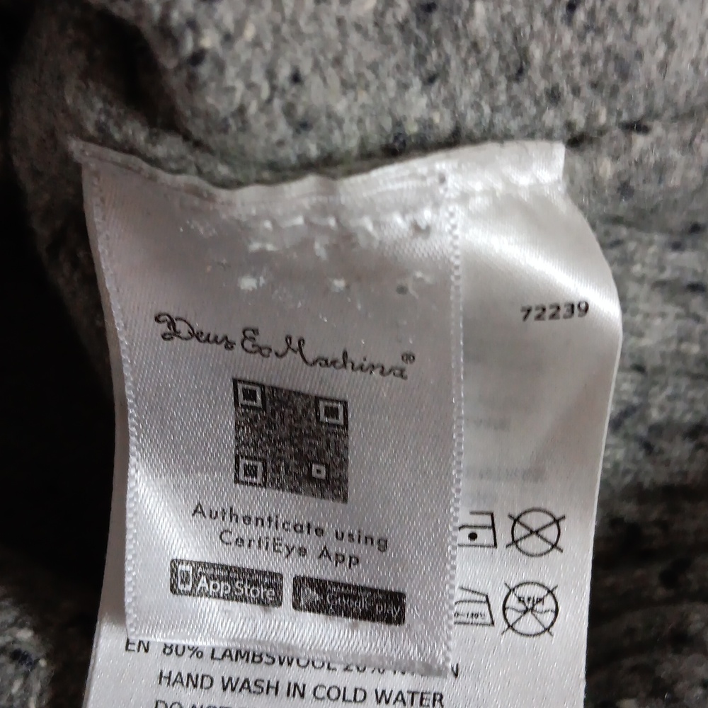 Deus ex Machina lambswool grey sweater - Picture 5 of 7